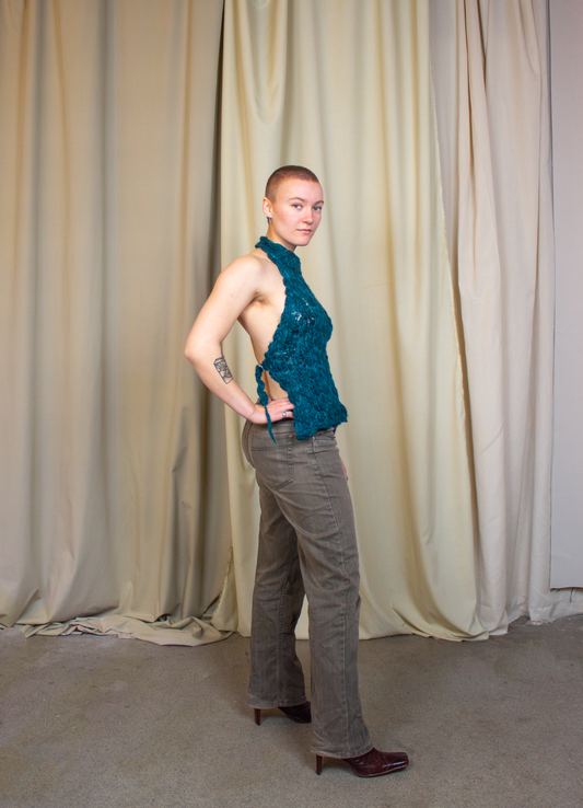 Slubby Backless