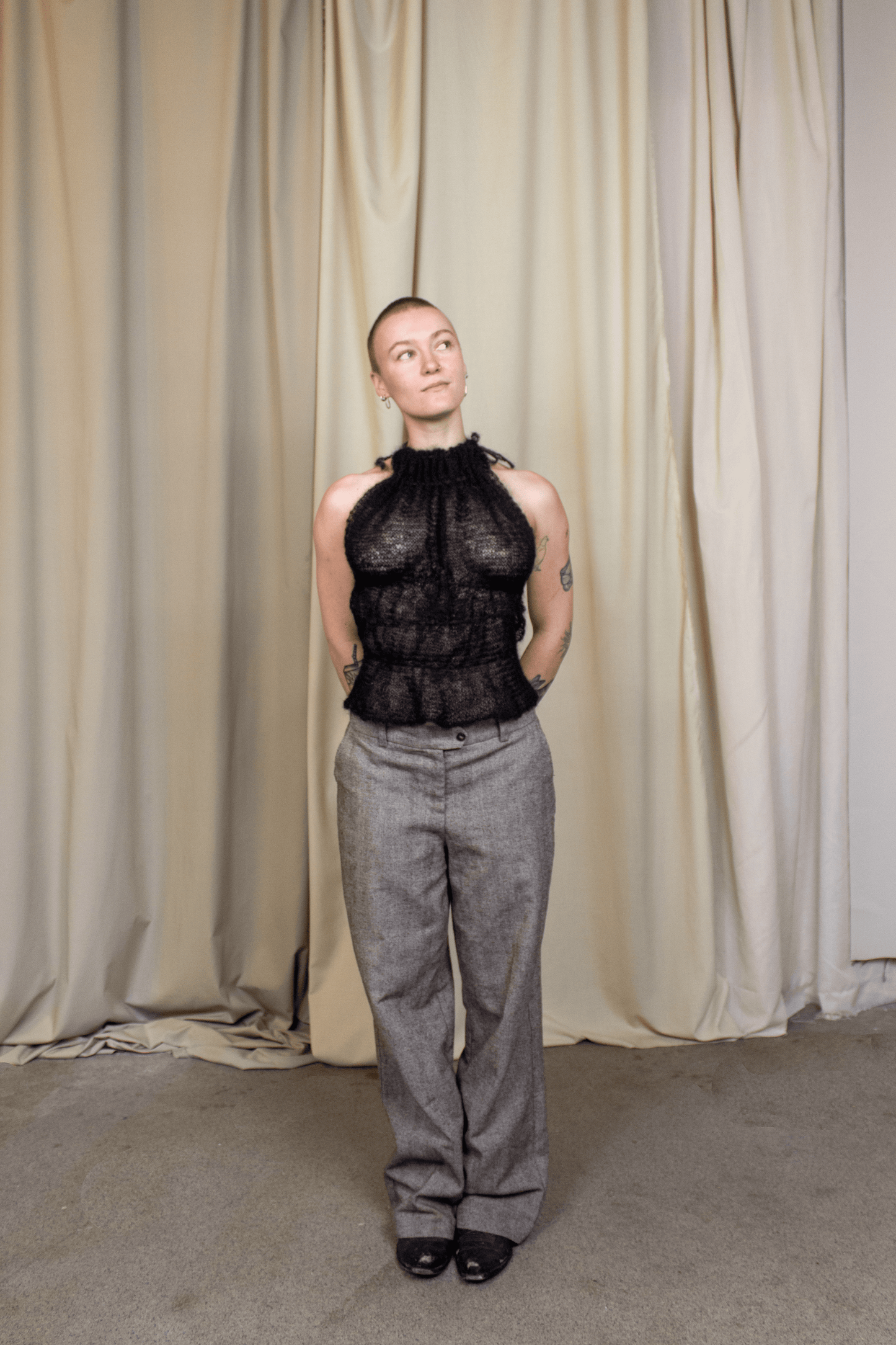 Mohair Backless