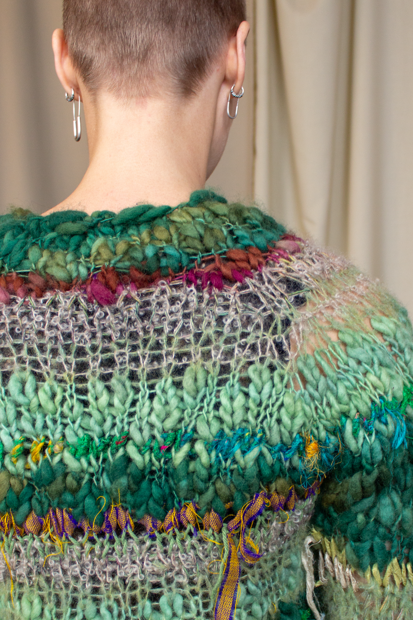 Moss Slubby Sweater